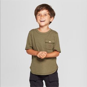New In Bag! Boys Green Tee Shirt Size 4T